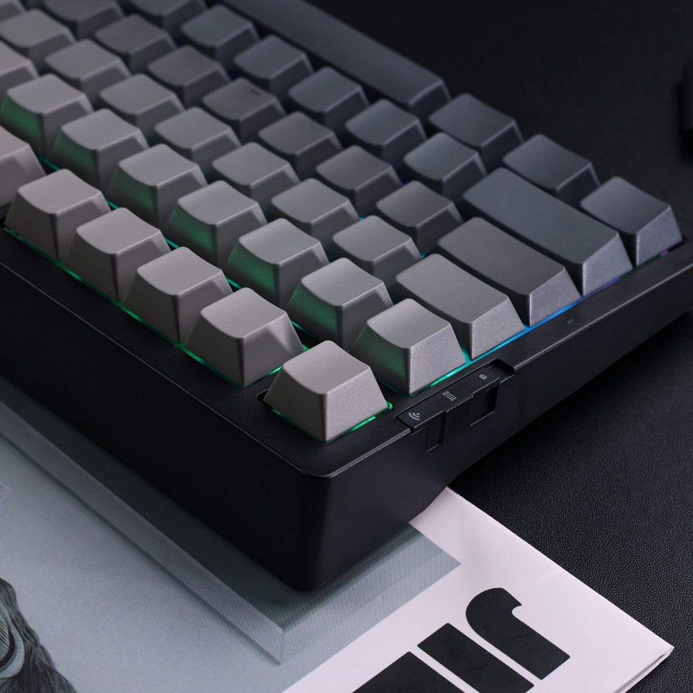 MCHOSE G75 Tri-Mode – Clavier 75 % avec commutateurs Matcha Latte V2