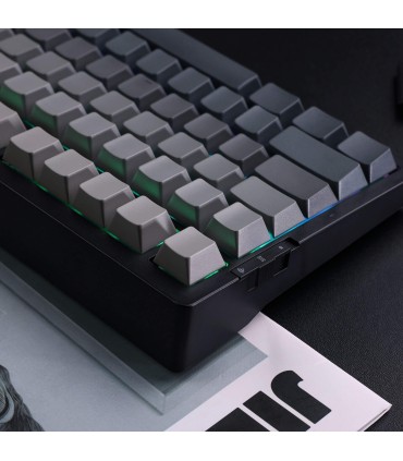 MCHOSE G75 Tri-Mode – Clavier 75 % avec commutateurs Matcha Latte V2