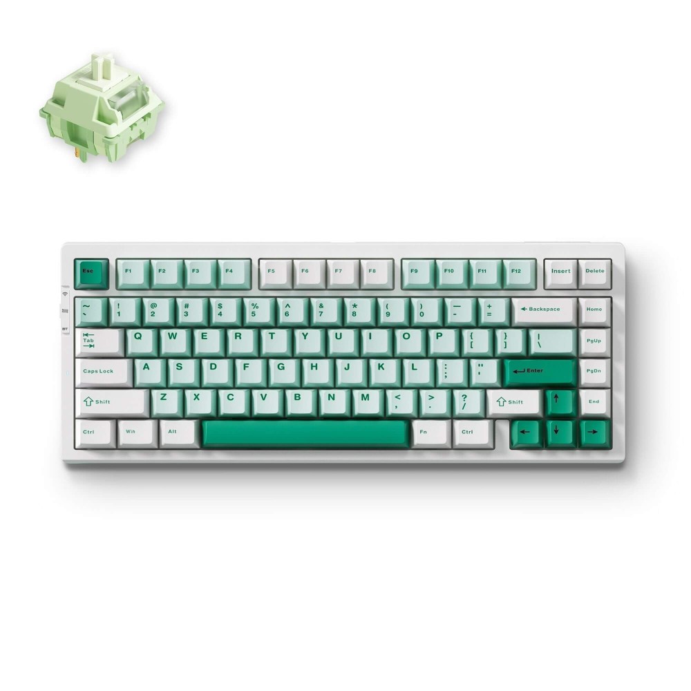 MCHOSE G75 Tri-Mode – Clavier 75 % avec commutateurs Matcha Latte V2