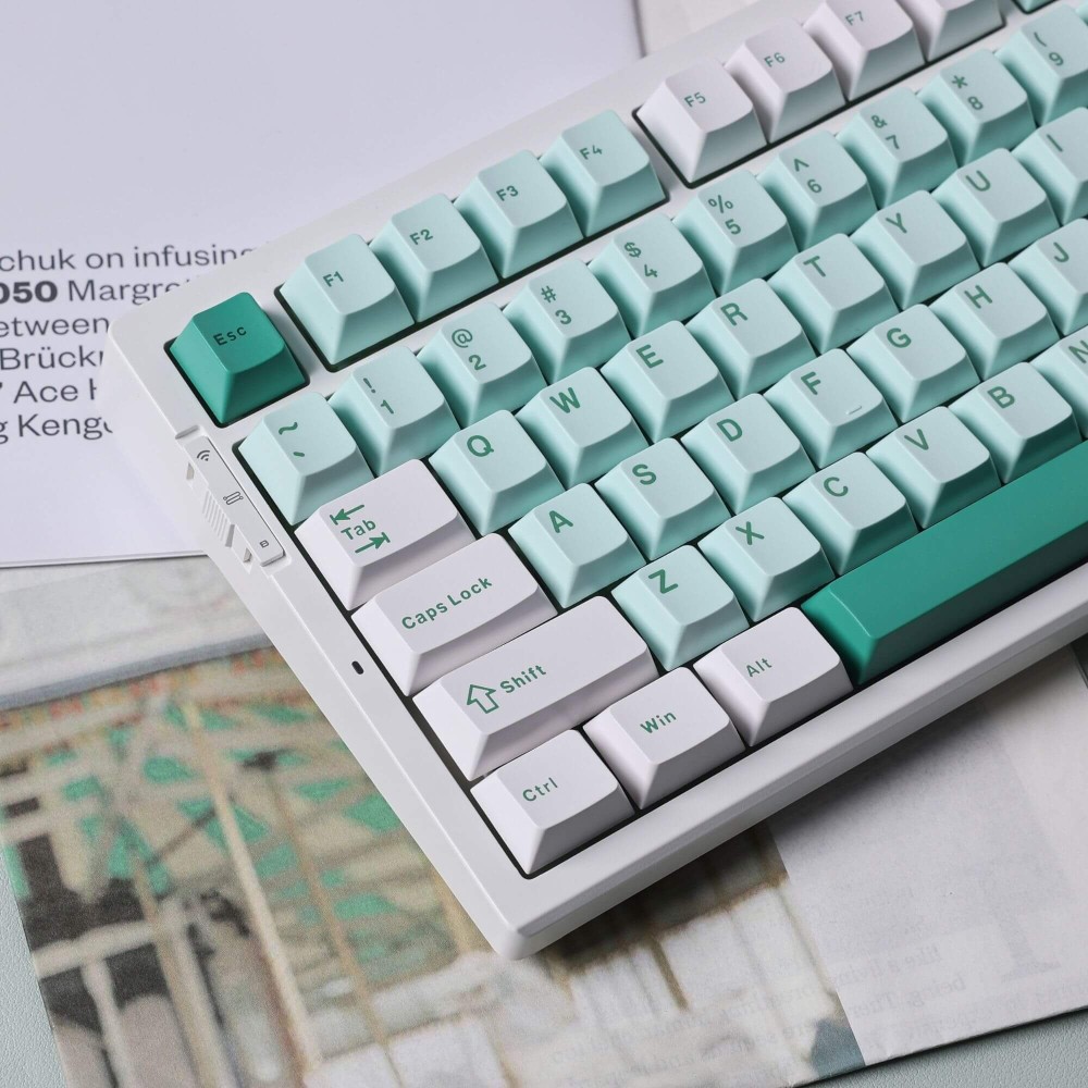 MCHOSE G75 Tri-Mode – Clavier 75 % avec commutateurs Matcha Latte V2