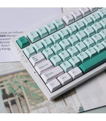 MCHOSE G75 Tri-Mode – Clavier 75 % avec commutateurs Matcha Latte V2