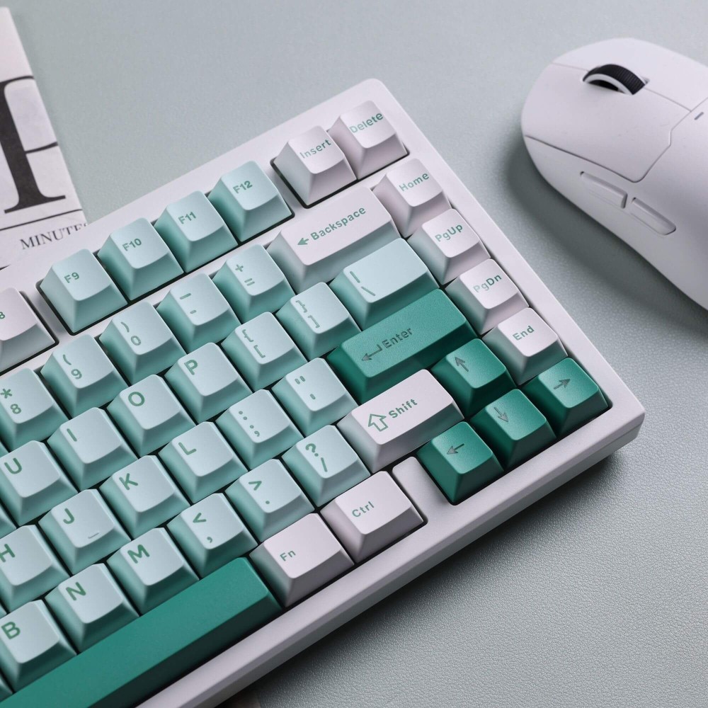 MCHOSE G75 Tri-Mode – Clavier 75 % avec commutateurs Matcha Latte V2