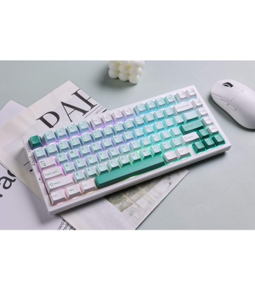 MCHOSE G75 Tri-Mode – Clavier 75 % avec commutateurs Matcha Latte V2
