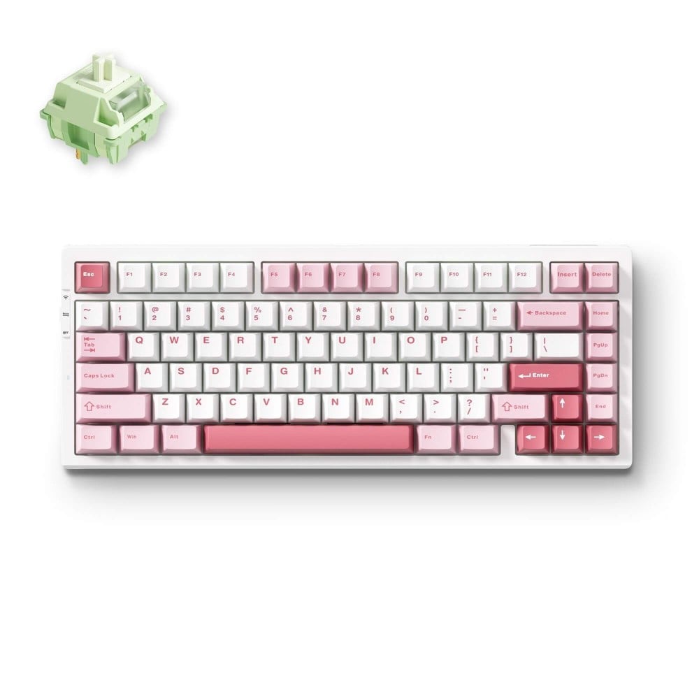 MCHOSE G75 Tri-Mode – 75% Keyboard mit Matcha Latte V2 Switches