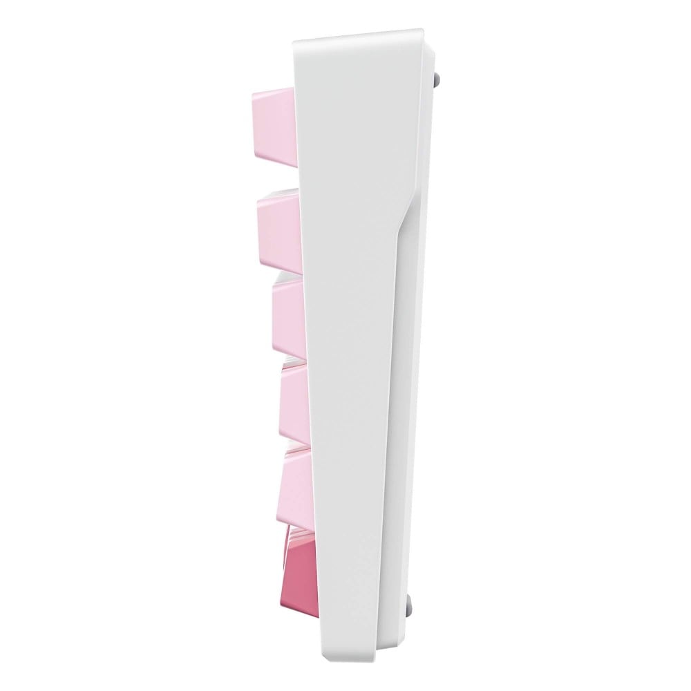 MCHOSE G75 PRO Clavier Mécanique Blanc Rose