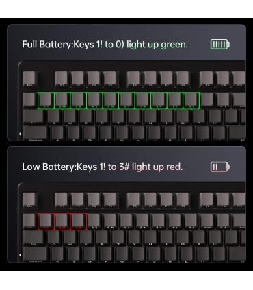 MCHOSE G87 ANSI Wireless Keyboard – Gasket Mount & Ice Shadow Switches