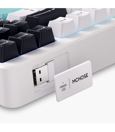 MCHOSE G87 ANSI Wireless Keyboard – Gasket Mount & Cabbage Tofu V2 Switches