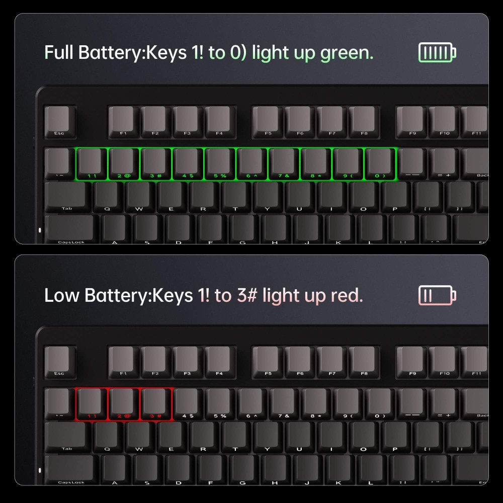 MCHOSE G87 ANSI Wireless Keyboard – Gasket Mount & Cabbage Tofu V2 Switches