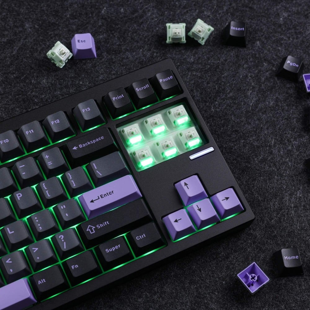 mchose GX87 Ultra – Aluminum TKL with Vintage White Switches & QMK/VIA