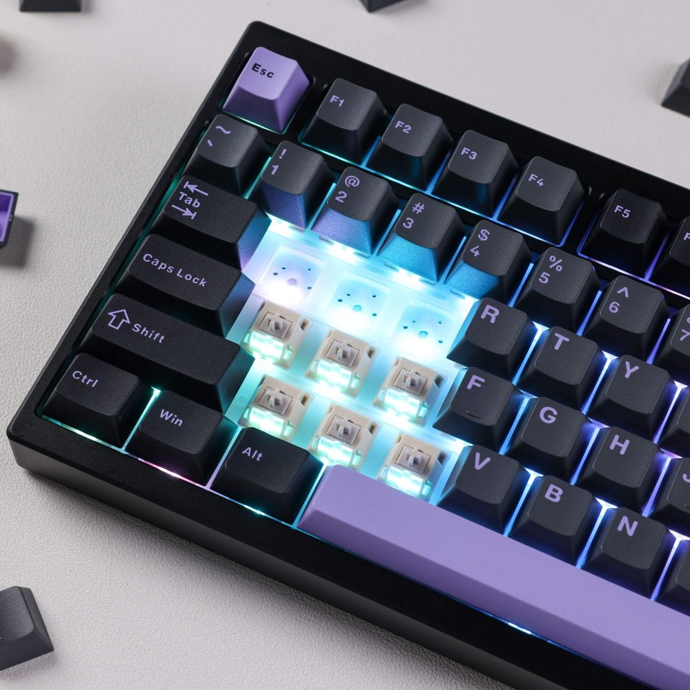 mchose GX87 Ultra – Aluminum TKL with Vintage White Switches & QMK/VIA