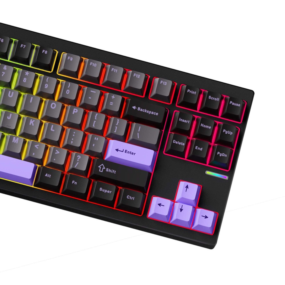 mchose GX87 Ultra – Aluminum TKL with Vintage White Switches & QMK/VIA