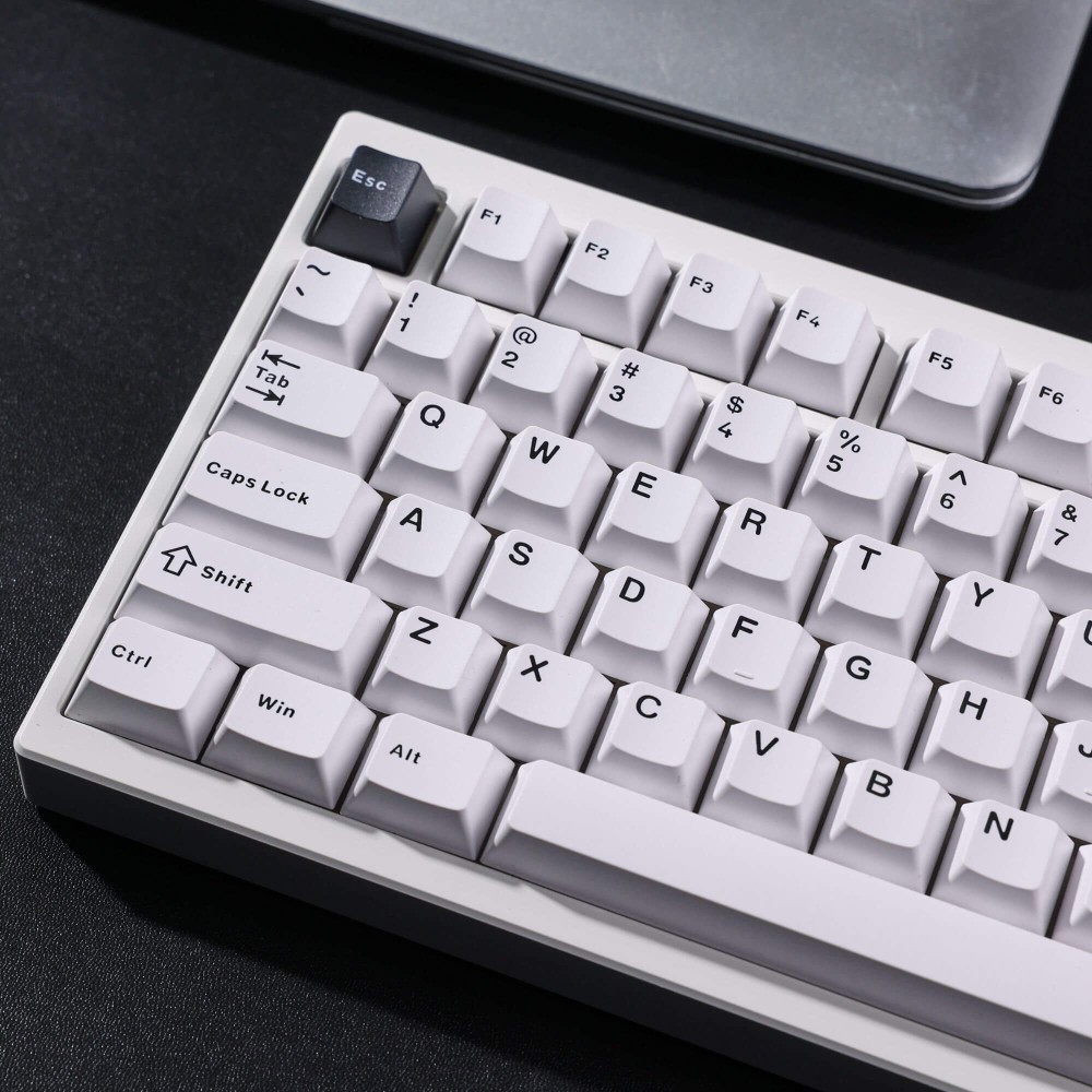 mchose GX87 Ultra – TKL en aluminium avec interrupteurs blancs vintage et QMK/VIA