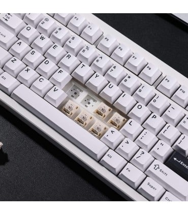 mchose GX87 Ultra – Aluminum TKL with Vintage White Switches & QMK/VIA