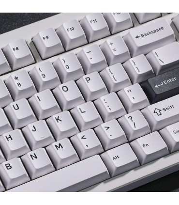mchose GX87 Ultra – TKL en aluminium avec interrupteurs blancs vintage et QMK/VIA
