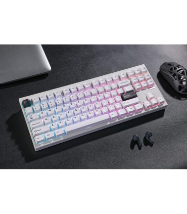 mchose GX87 Ultra – Aluminum TKL with Vintage White Switches & QMK/VIA
