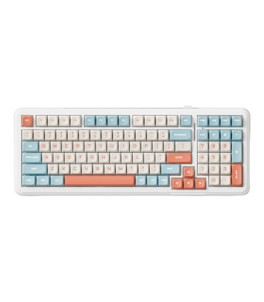 MCHOSE K99 ANSI – Clavier à 98 % avec commutateurs Hyacinth et 4 couleurs