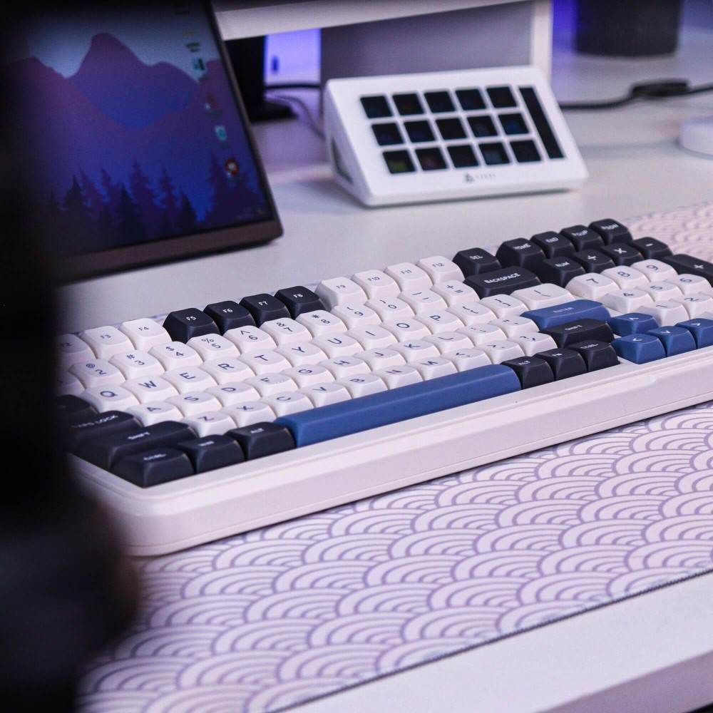 MCHOSE K99 ANSI – Clavier à 98 % avec commutateurs Hyacinth et 4 couleurs
