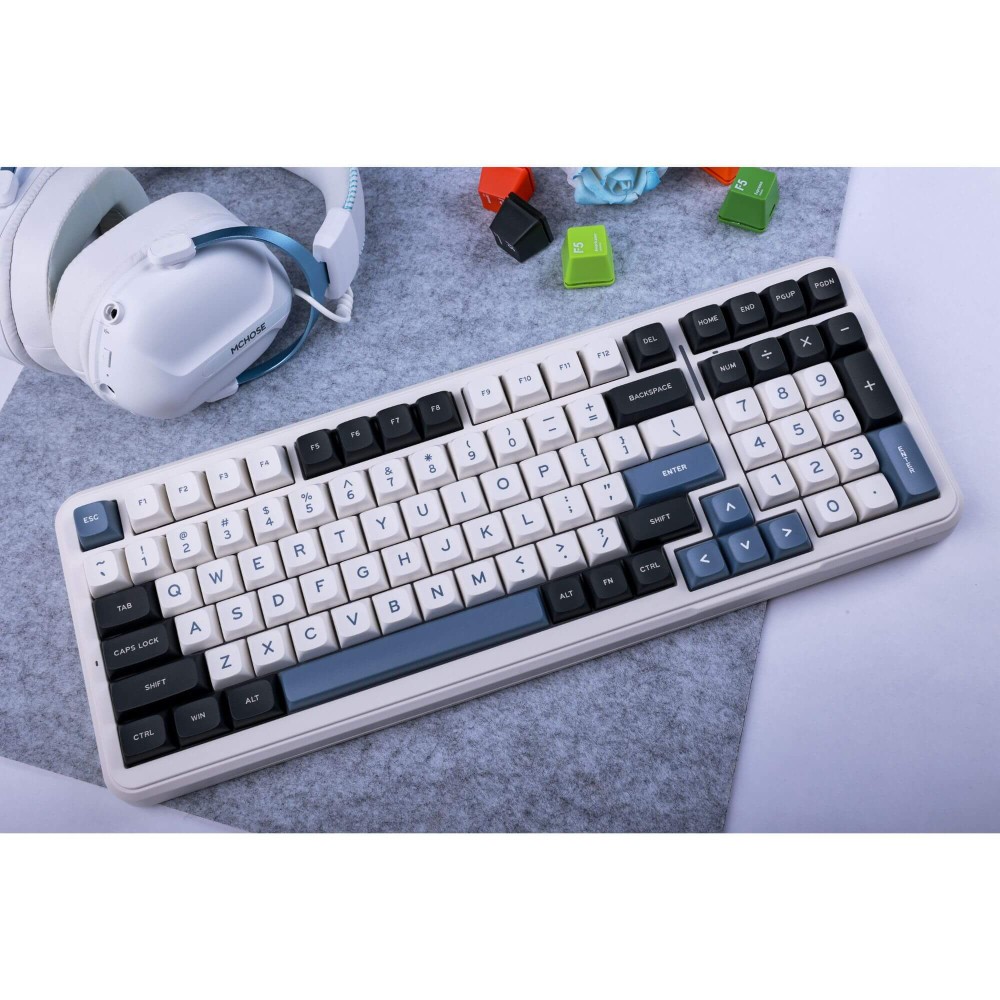 MCHOSE K99 ANSI – Clavier à 98 % avec commutateurs Hyacinth et 4 couleurs