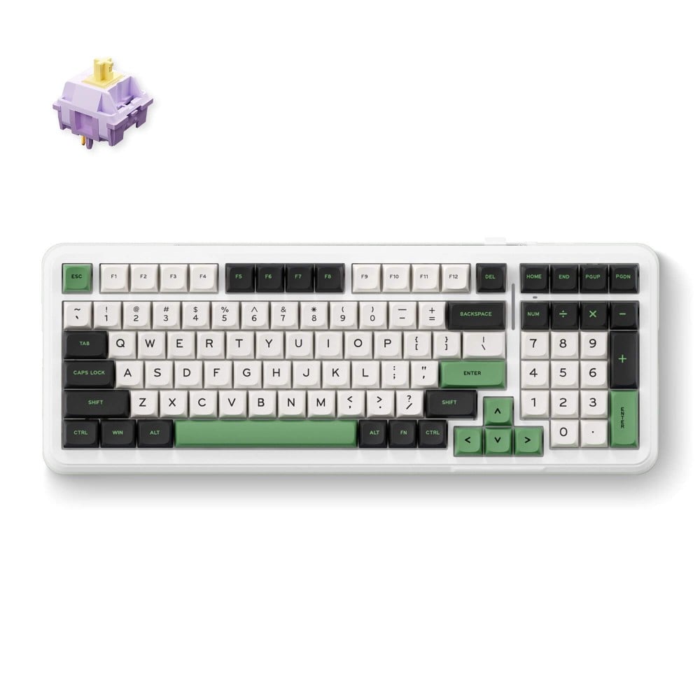 MCHOSE K99 Mechanical Keyboard Emerald Green