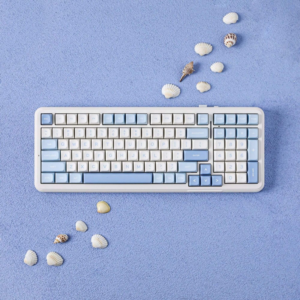 MCHOSE K99 ANSI – Clavier à 98 % avec commutateurs Hyacinth et 4 couleurs