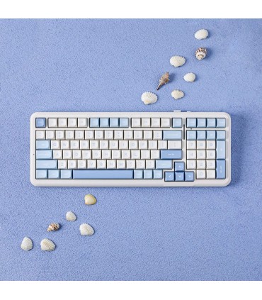 MCHOSE K99 ANSI – Clavier à 98 % avec commutateurs Hyacinth et 4 couleurs