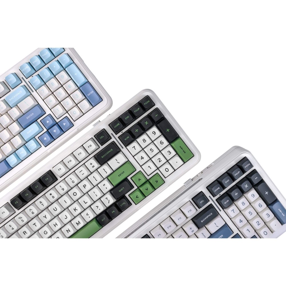 MCHOSE K99 ANSI – Clavier à 98 % avec commutateurs Hyacinth et 4 couleurs