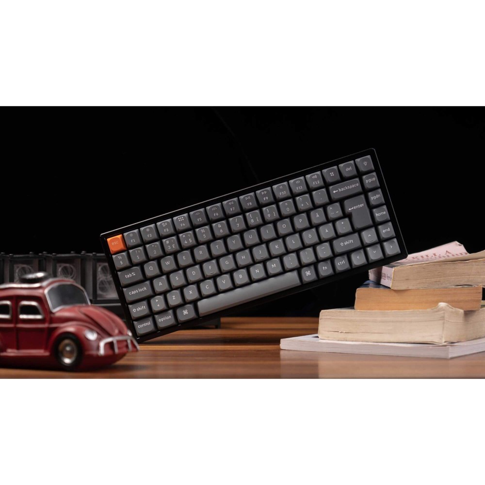 Keychron K2 Max ISO-CH mit Super Red Switch – Wireless 75% Tastatur