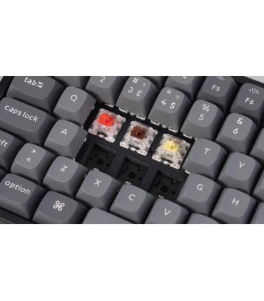 Keychron K2 Max ISO-CH avec commutateur Super Brown – Clavier sans fil 75 %