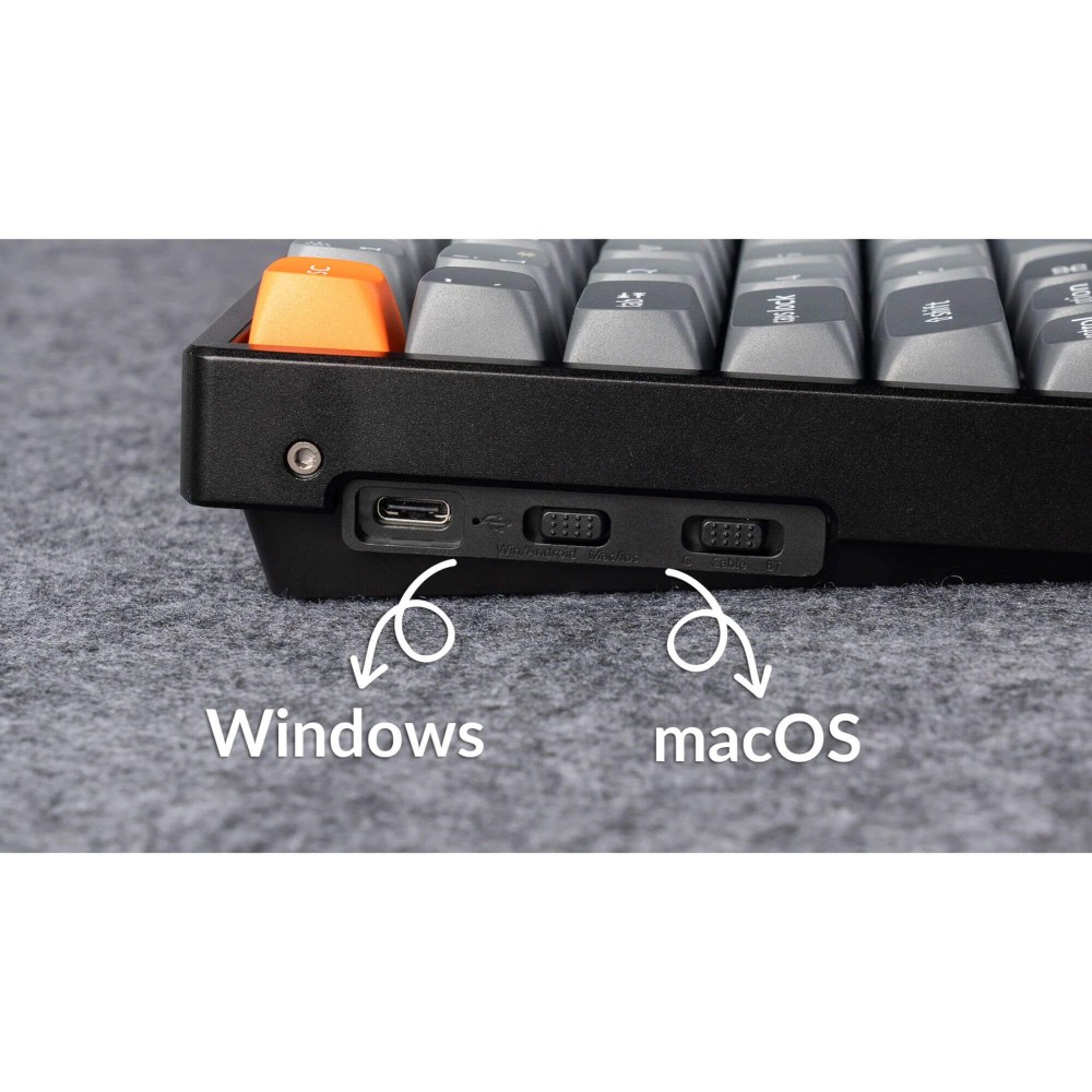 Keychron K2 Max ISO-CH with Super Banana Switch – Wireless 75% Keyboard