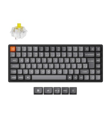 Keychron K2 Max ISO-CH avec Super Banana Switch – Clavier sans fil 75 %