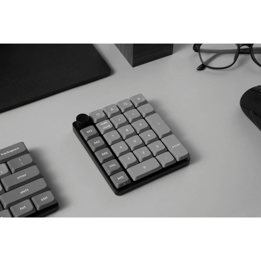 Keychron K0 Max NumPad mit Milk POM Red Switch – Wireless, QMK/VIA
