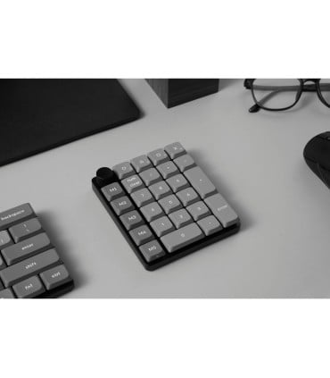 Keychron Pavé numérique K0 Max avec interrupteur banane Milk POM - Sans fil, remplaçable à chaud