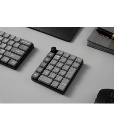 Keychron Pavé numérique K0 Max avec interrupteur banane Milk POM - Sans fil, remplaçable à chaud