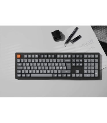 Keychron K10 Max ISO-CH – Full-Size Wireless Keyboard mit Super Red Switches