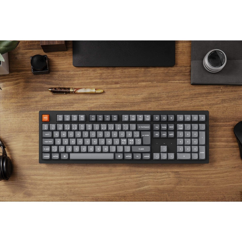 Keychron K10 Max ISO-CH - Clavier sans fil pleine taille avec commutateurs super rouges