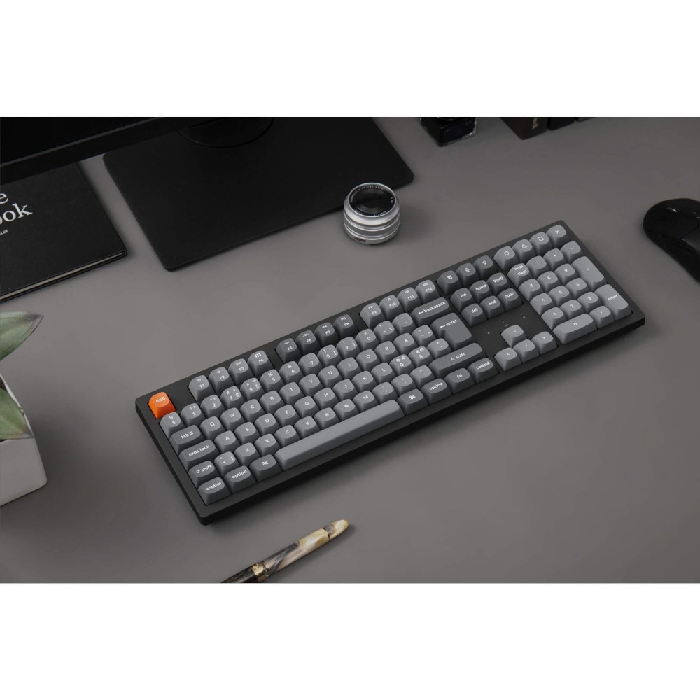 Keychron K10 Max ISO-CH - Clavier sans fil pleine taille avec commutateurs super rouges