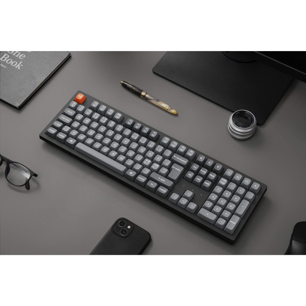Keychron K10 Max ISO-CH - Clavier sans fil pleine taille avec commutateurs Super Brown