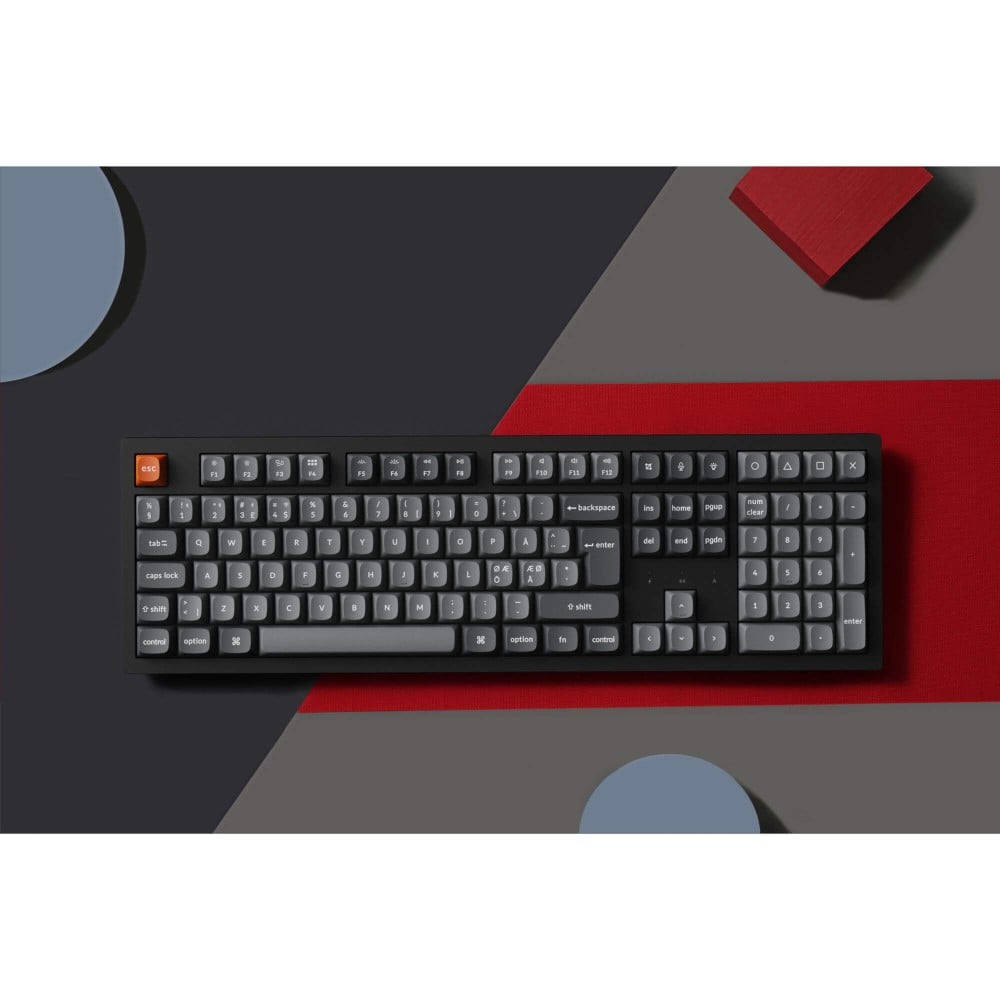 Keychron K10 Max ISO-CH - Clavier sans fil pleine taille avec commutateurs Super Brown