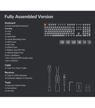 Keychron K10 Max ISO-CH – Clavier sans fil pleine taille avec super interrupteurs bananes