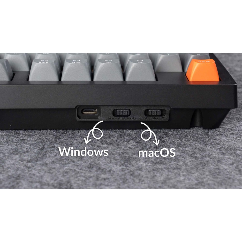 Keychron K10 Max ISO-CH - Clavier sans fil pleine taille avec commutateurs Super Brown