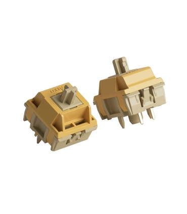 Akko Interrupteur tactile doux-amer – 48gf, 3,8 mm, 5 broches (45 pièces)