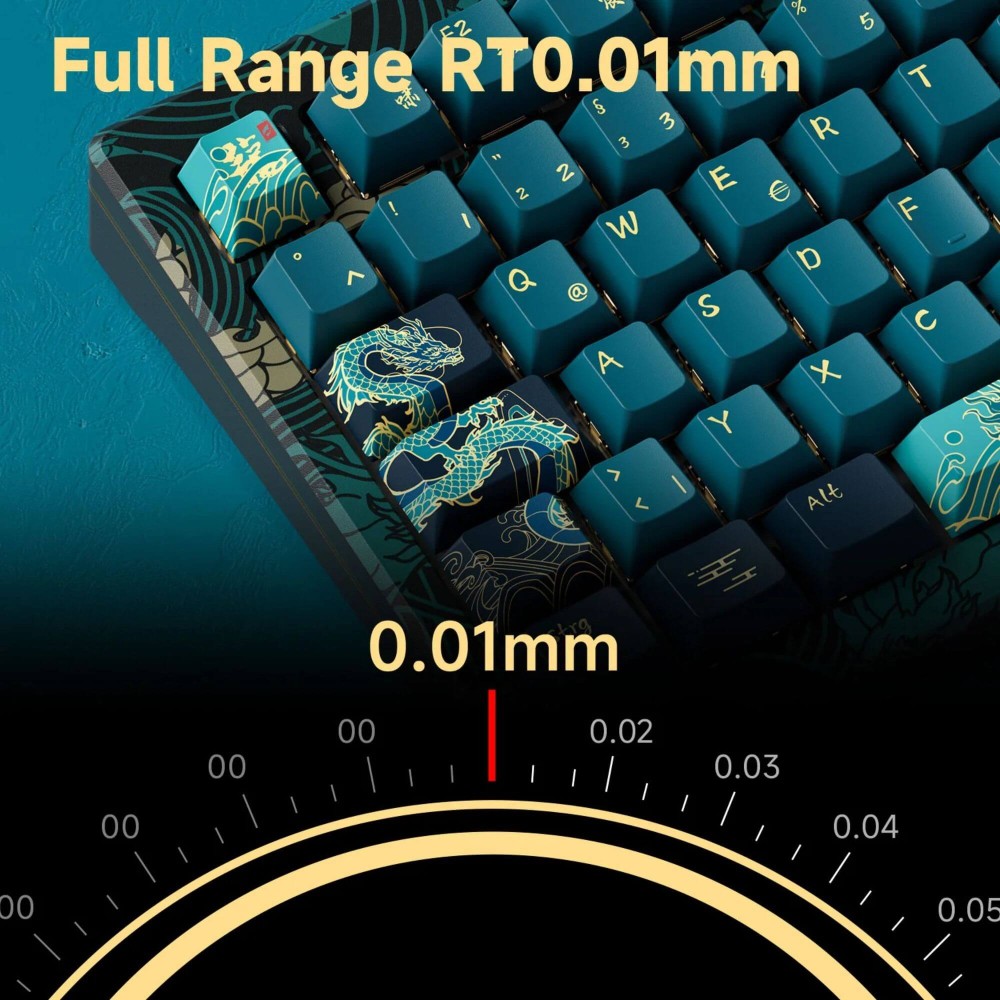 Akko MOD 007 V3 HE Année du Dragon ISO-CH Clavier à effet Hall