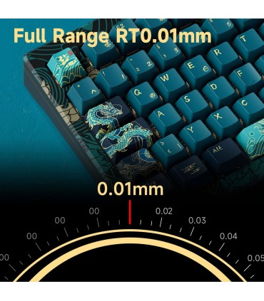 Akko MOD 007 V3 HE Année du Dragon ISO-CH Clavier à effet Hall