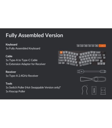 Keychron K11 Max ANSI – 65% Alice Layout, Red Switch, Wireless