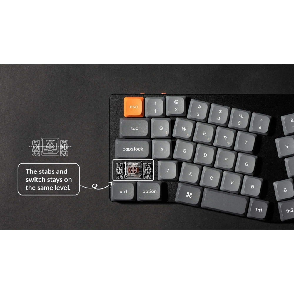 Keychron K11 Max ANSI – 65% Alice Layout, Red Switch, Wireless