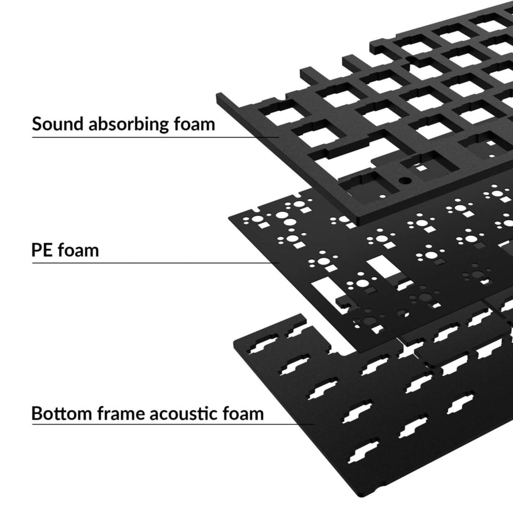 Keychron Q2 / Q2 Pro Acoustic Upgrade Kit - Améliorez le son et la sensation