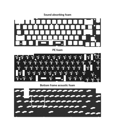 Keychron Q2 / Q2 Pro Acoustic Upgrade Kit - Améliorez le son et la sensation