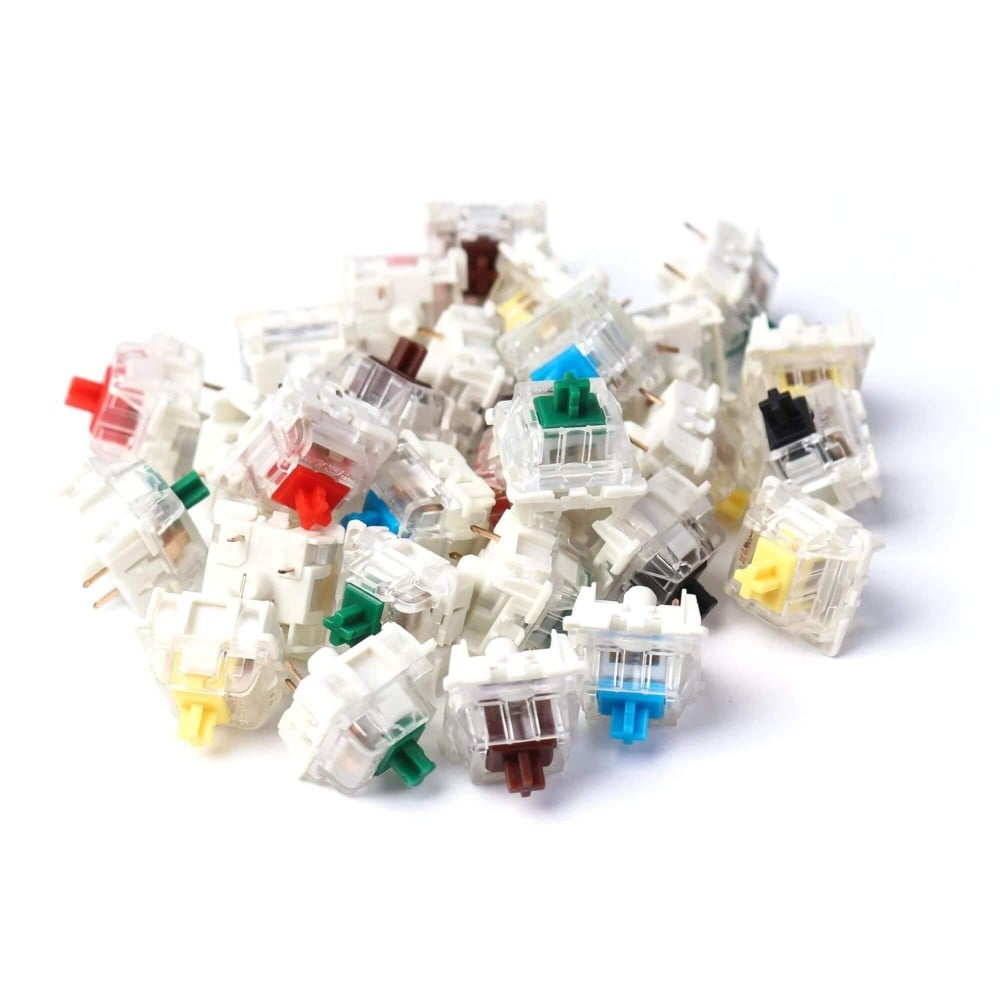 Gateron Red Switch Set – 110 linear switches for gaming & office