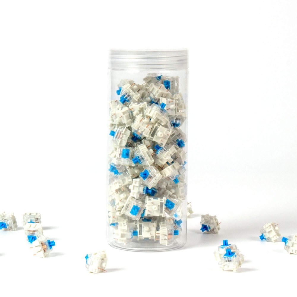 Gateron Blue Switch Set - 110 interrupteurs cliquables avec retour sonore