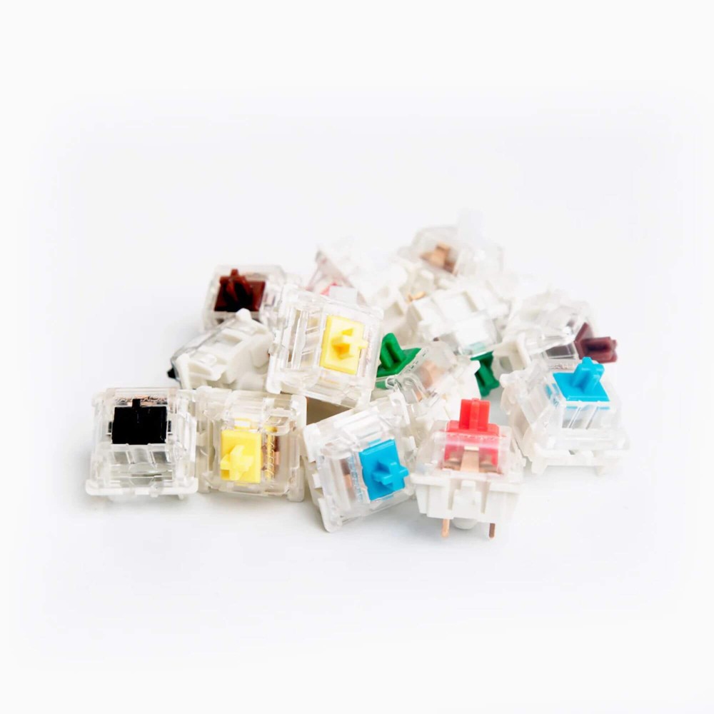 Gateron Blue Switch Set - 110 interrupteurs cliquables avec retour sonore